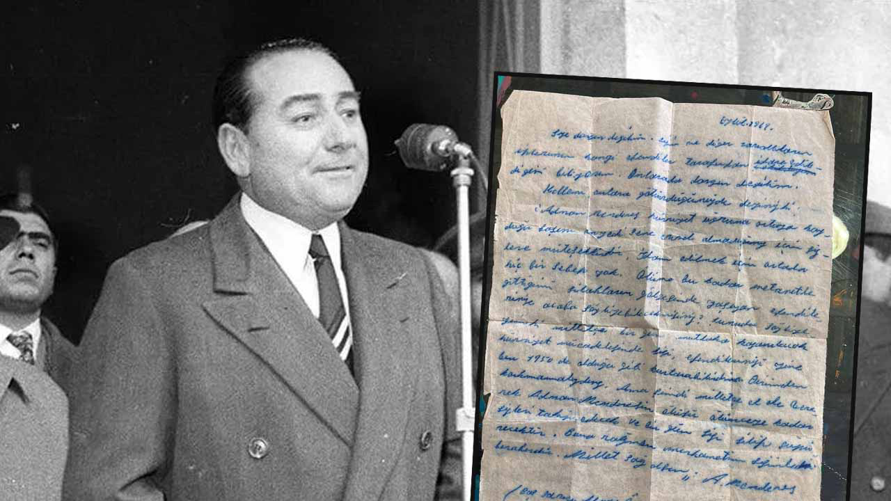 Adnan Menderes'in onu yargılayanlara yazdığı mektup çıktı