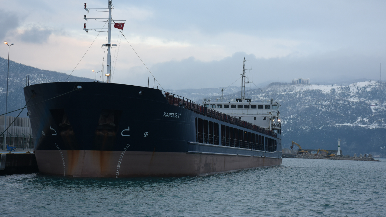 Bartın'da ağırlık gemisinden denize düşen Rus gemi personeli kayboldu haberi