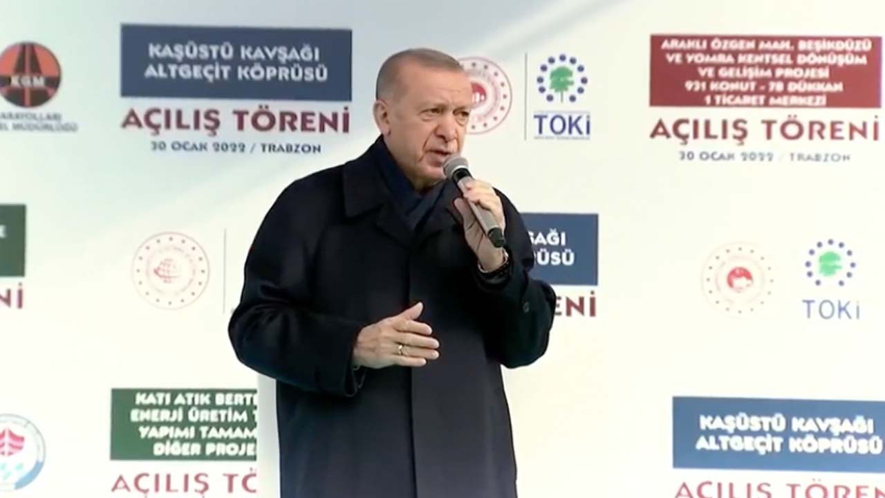 Cumhurbaşkanı Erdoğan Trabzon'da konuştu: Bay Kemal yalancılığını ispat ettin haberi