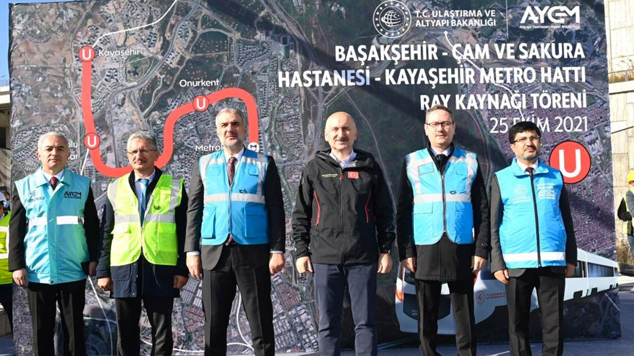 İBB'nin yarım bıraktığı Başakşehir-Çam ve Sakura Şehir Hastanesi-Kayaşehir Metro Hattı tamamlandı haberi