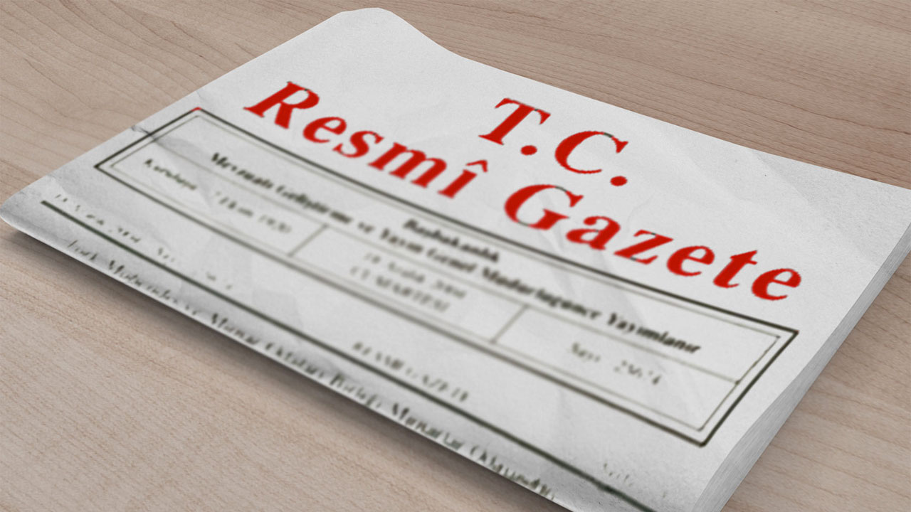 Resmi Gazete duyuru vergi tarifesinde değişim yapılmasına dair tarife Resmi Gazete 'de haberi