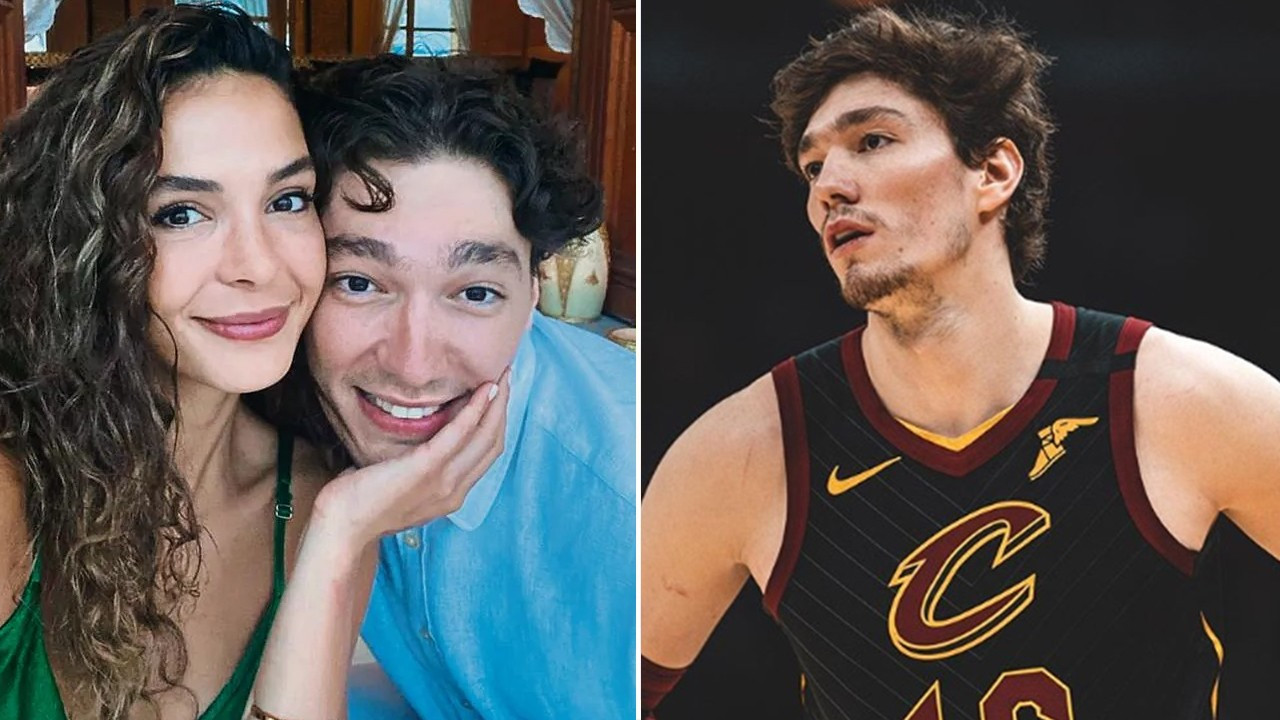 Cedi Osman soluğu sevgilisi Ebru Şahin'in yanında aldı haberi