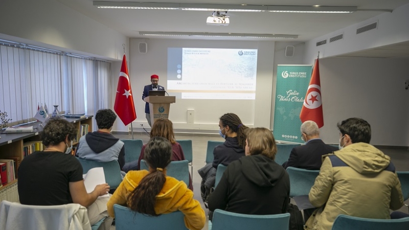 TRT TÜRK - YEE'den, Tunus'ta 'Mağrib ve Osmanlı Mimarisi' konulu konferans haberi