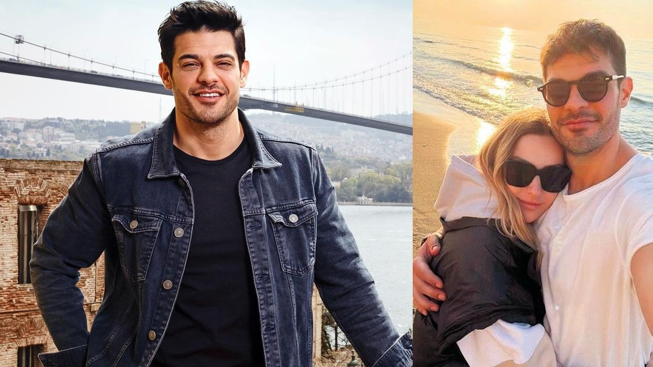 Hadise ve Mehmet Dinçerler'in gün batımı romantizmi