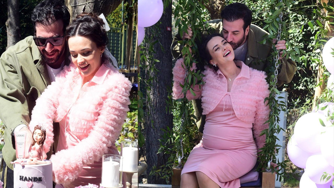 Hande Soral'dan baby shower