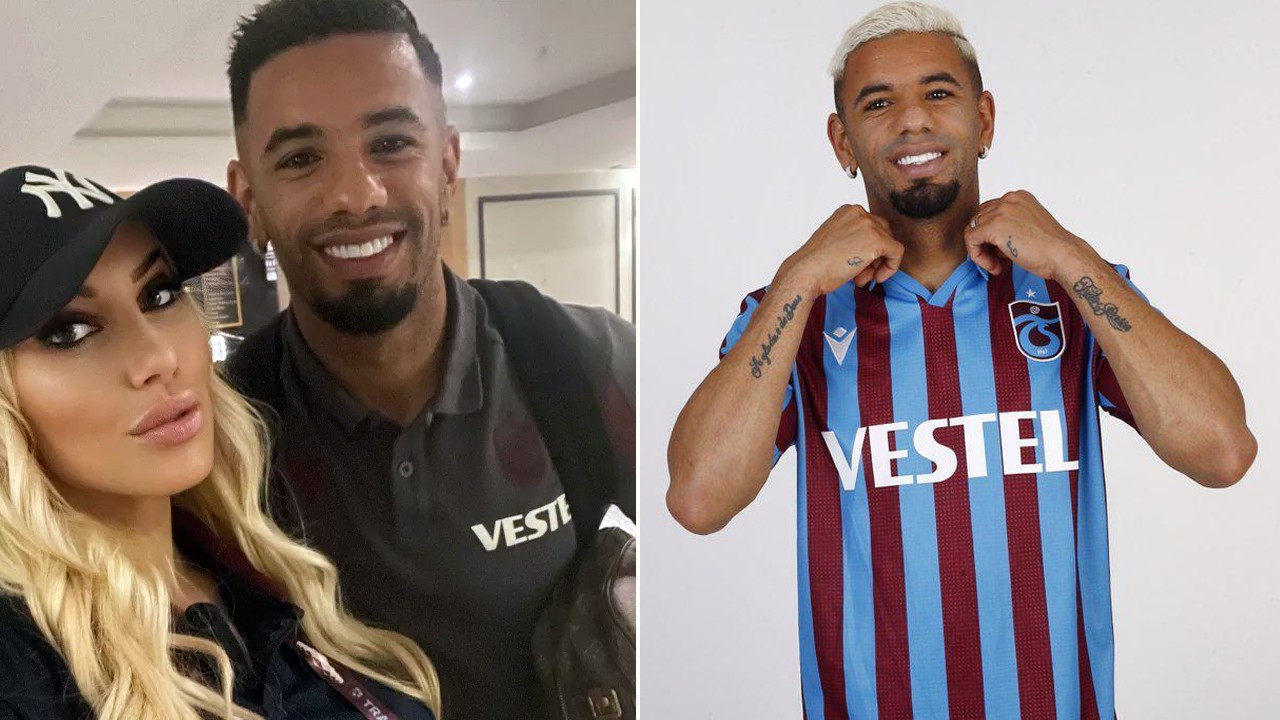 Trabzonspor'un yıldızı Bruno Peres eşini terk etti!