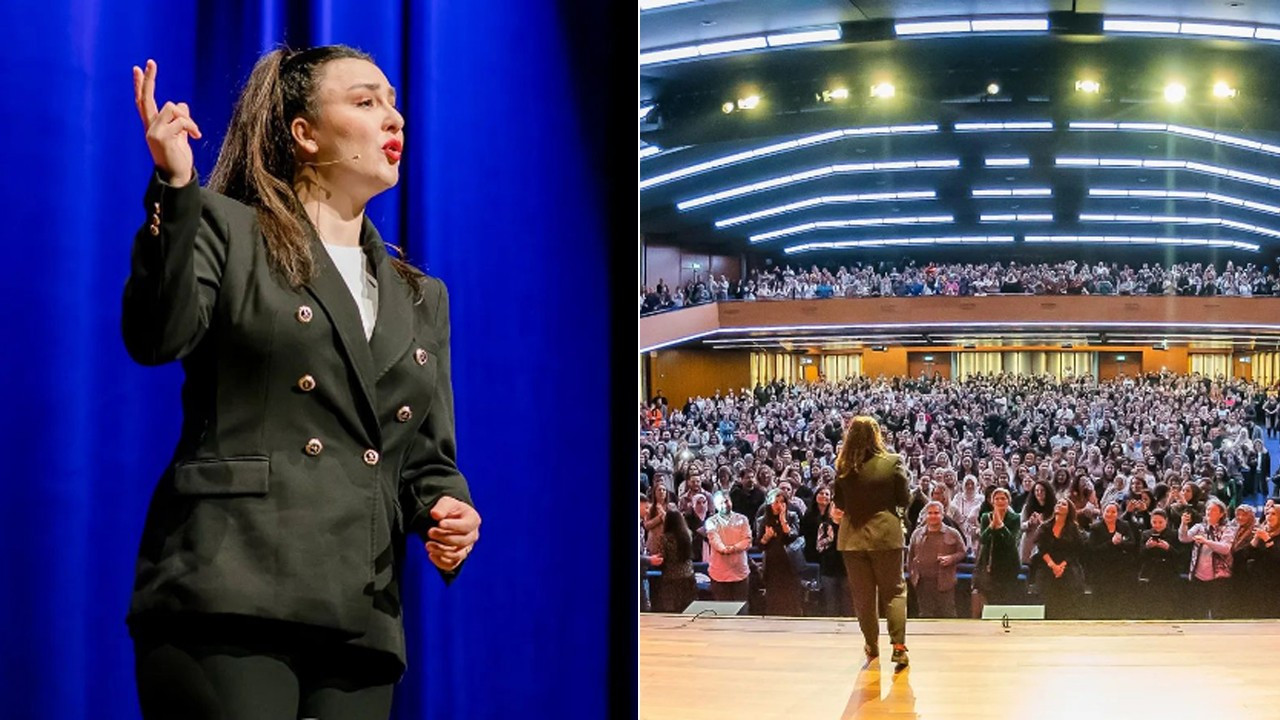 Yasemin Sakallıoğlu Amsterdam'ı kahkahaya boğdu