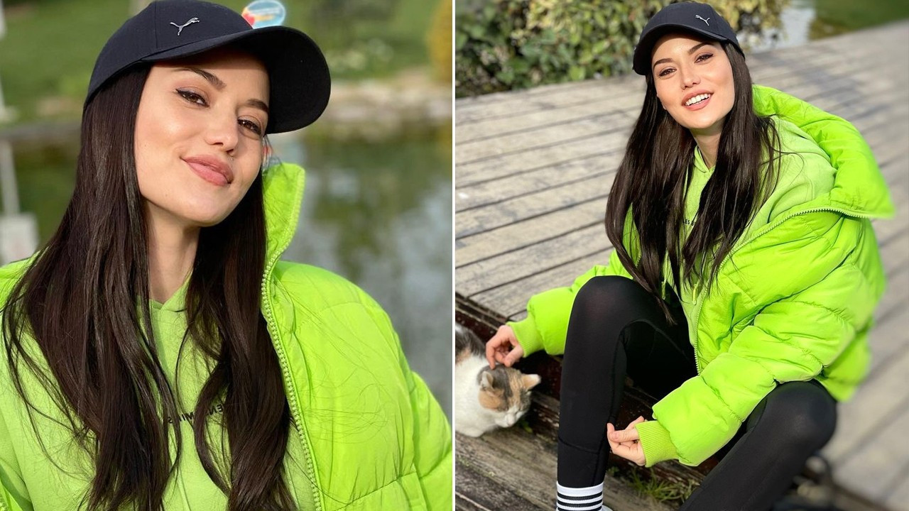 Fahriye Evcen'in bahar paylaşımına beğeni yağdı