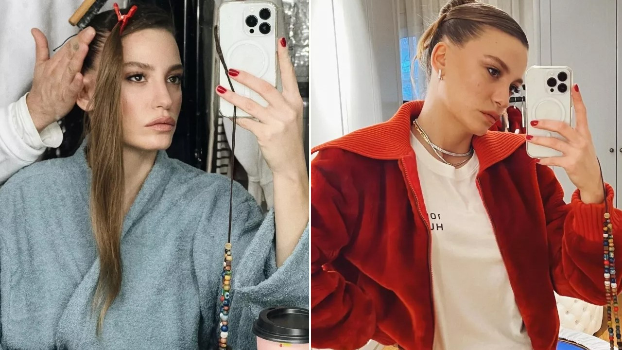 Serenay Sarıkaya'dan selfie yağmuru