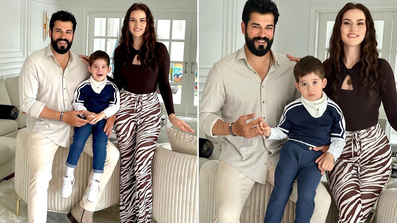 Burak Özçivit ve Fahriye Evcen'in bayram paylaşımına beğeni yağdı