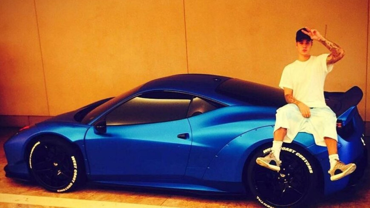 Ferrari Justin Bieber'ı kara listeye aldı