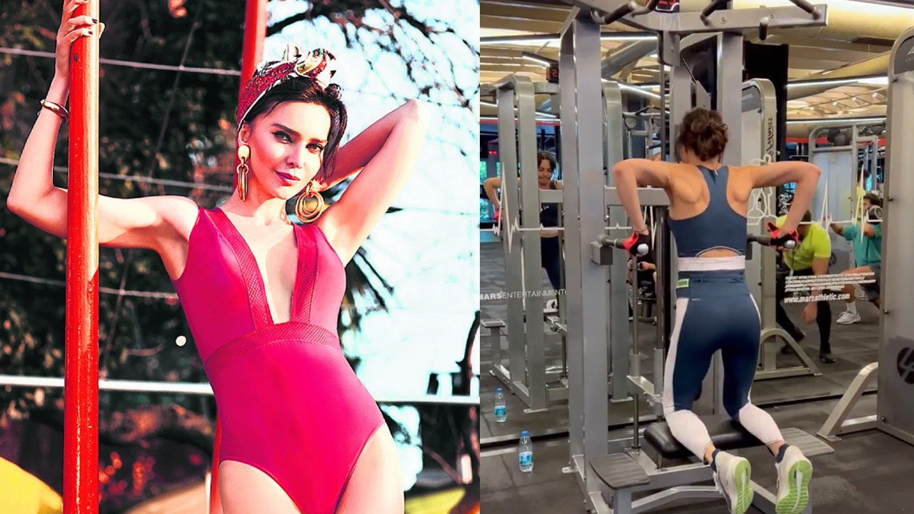 Hande Ataizi sporu ihmal etmiyor