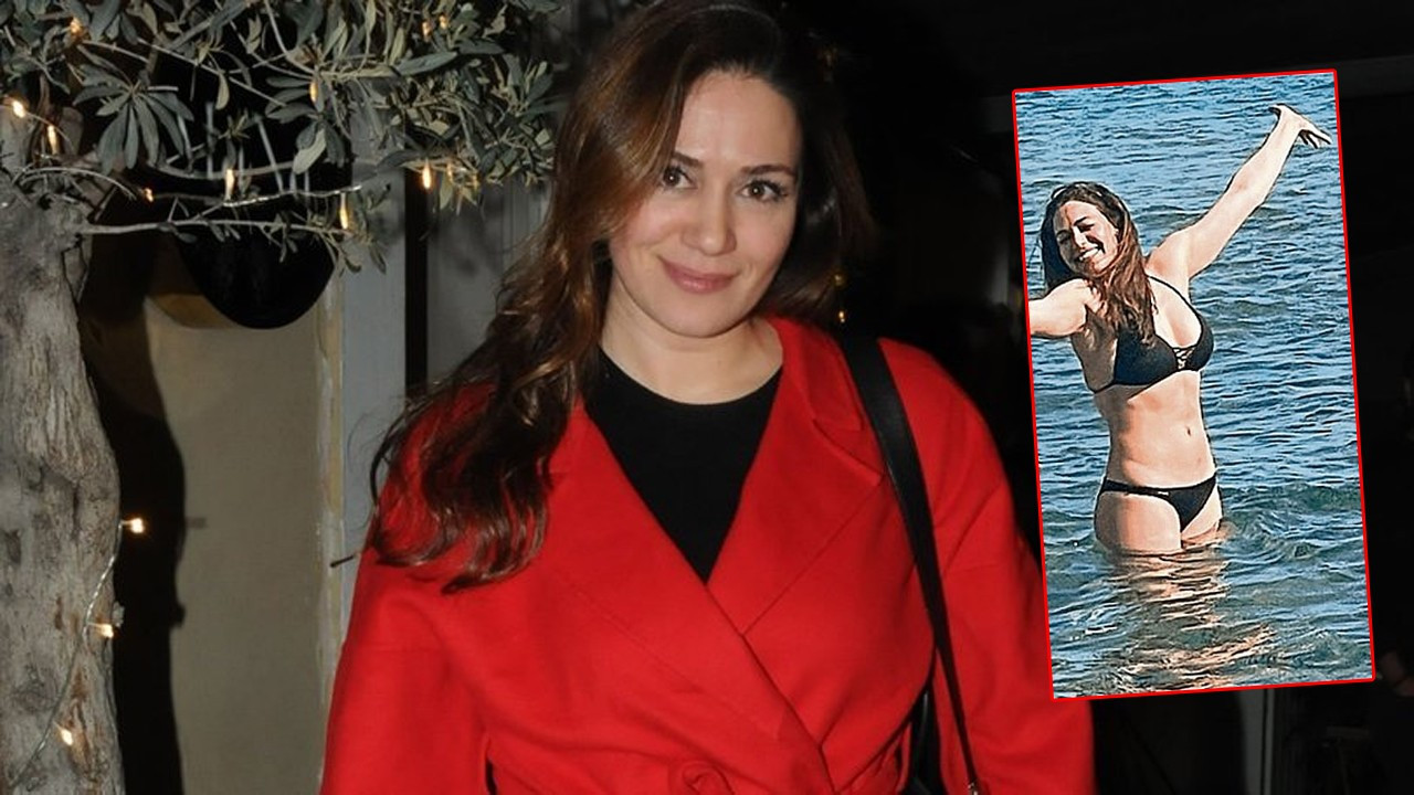 Özge Borak deniz sezonunu erken açtı