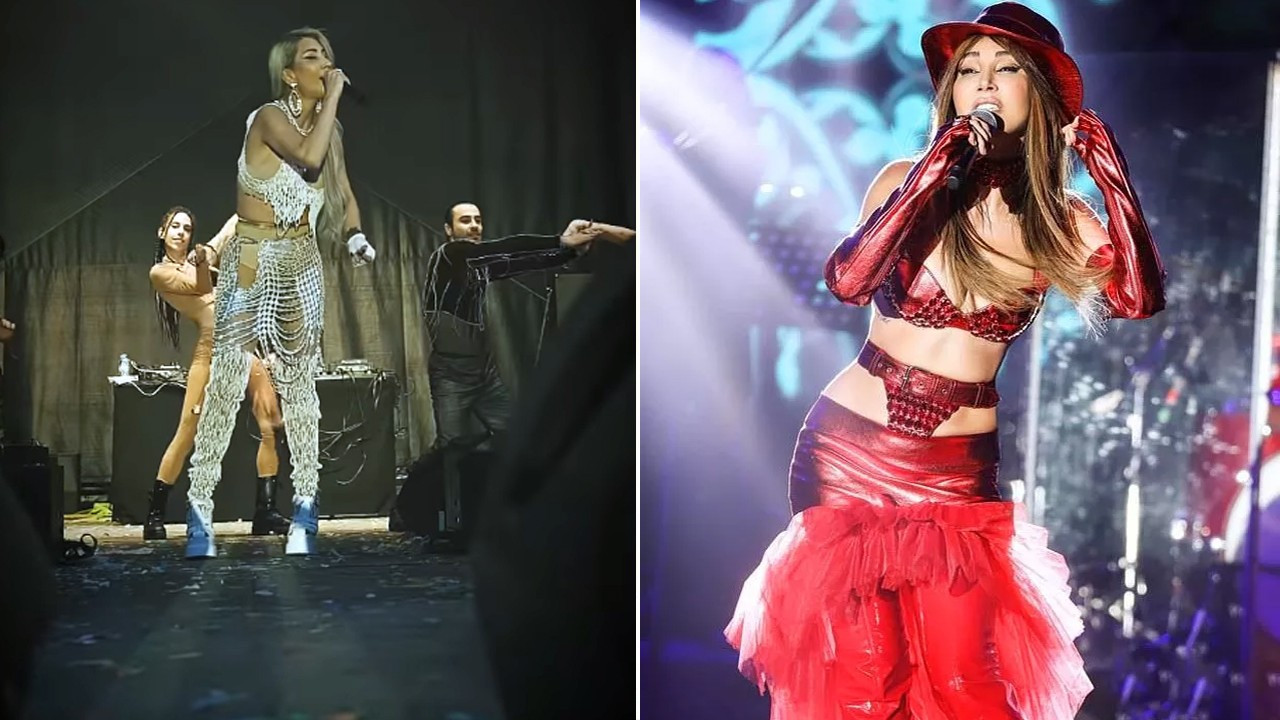 Hande Yener'e yağmur vız geldi