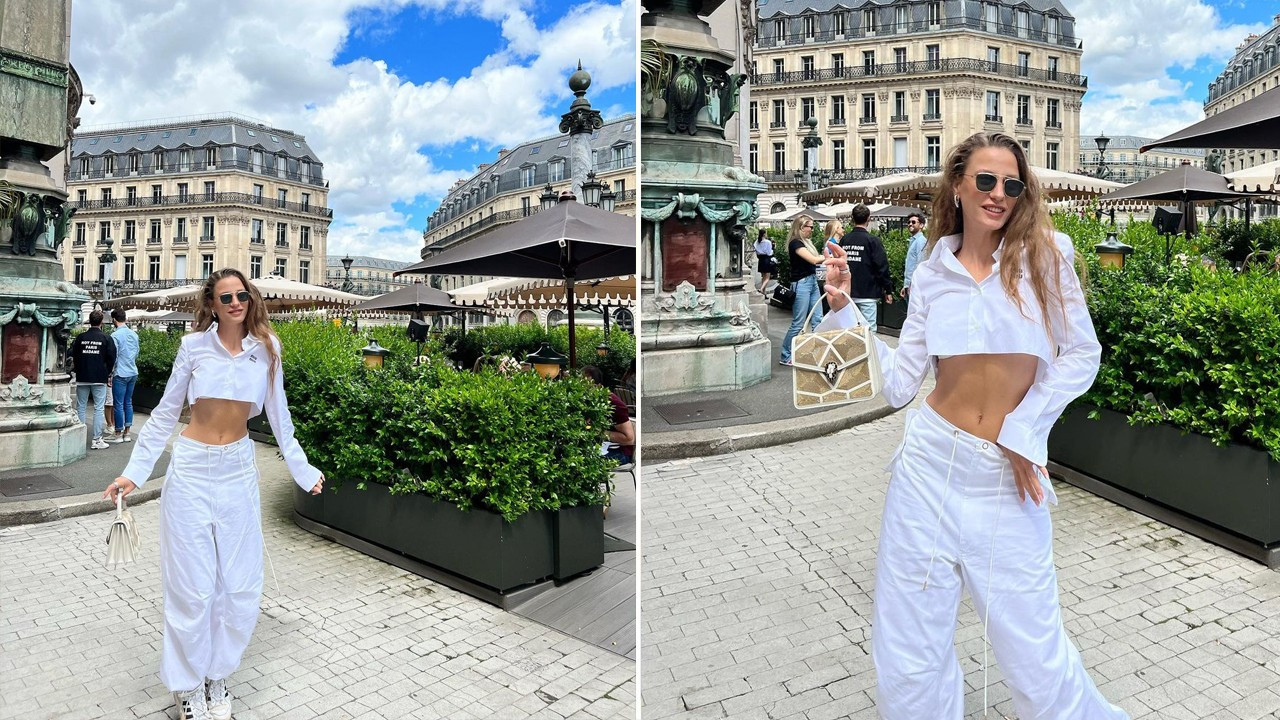 Serenay Sarıkaya Paris'ten havasını attı