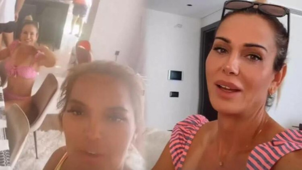 Demet Akalın Nagihan Karadere'yi altına boğdu