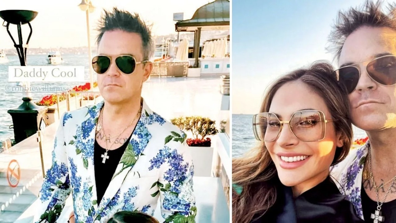 Robbie Williams ve eşinin İstanbul saadeti