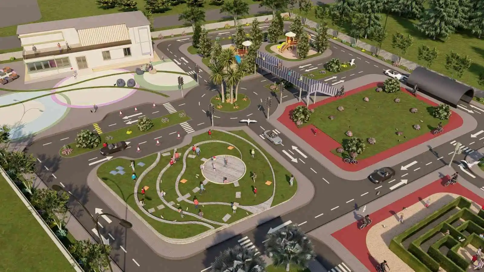 Bafra Çocuk Trafik Eğitim Parkı için imzalar atıldı
