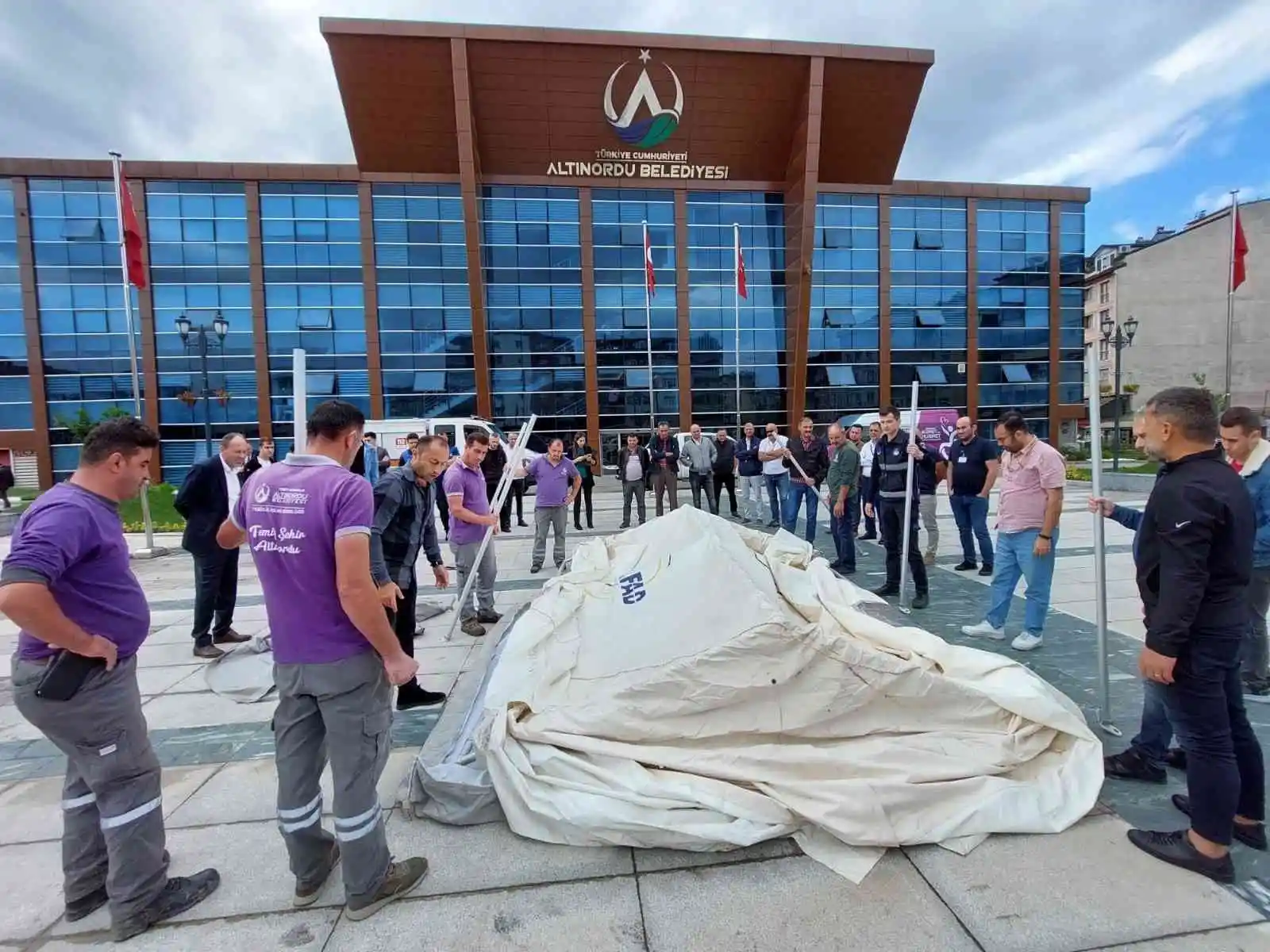 Altınordu'da belediye personellerine afet acil durum eğitimi verildi