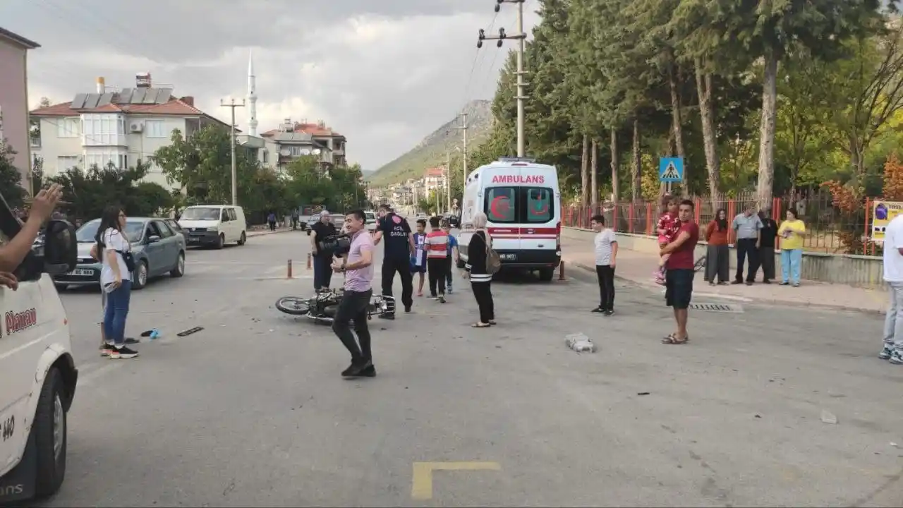 Burdur’da trafik kazası: 1 yaralı
