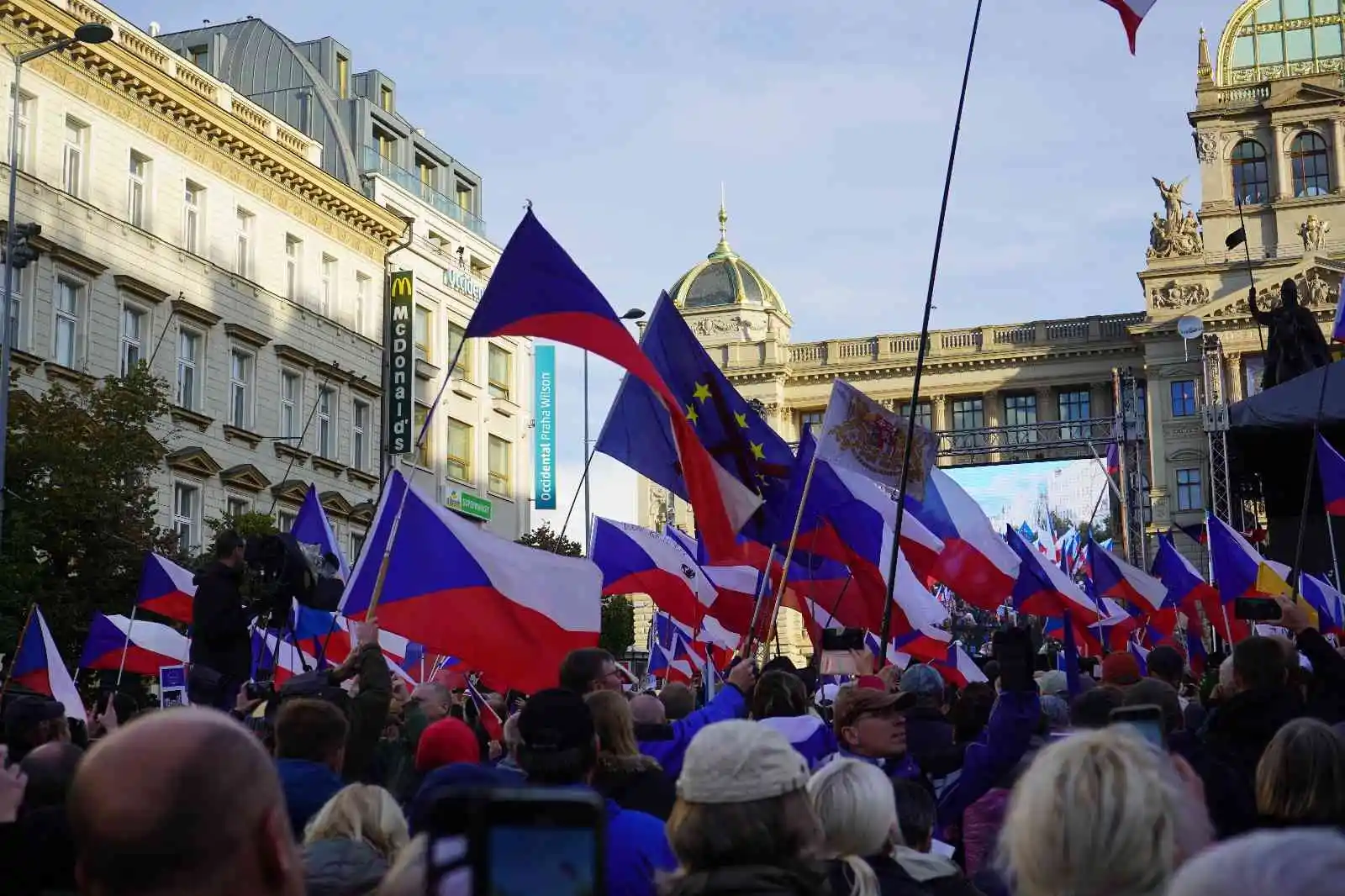 Çekya’da hükümet karşıtı protesto
