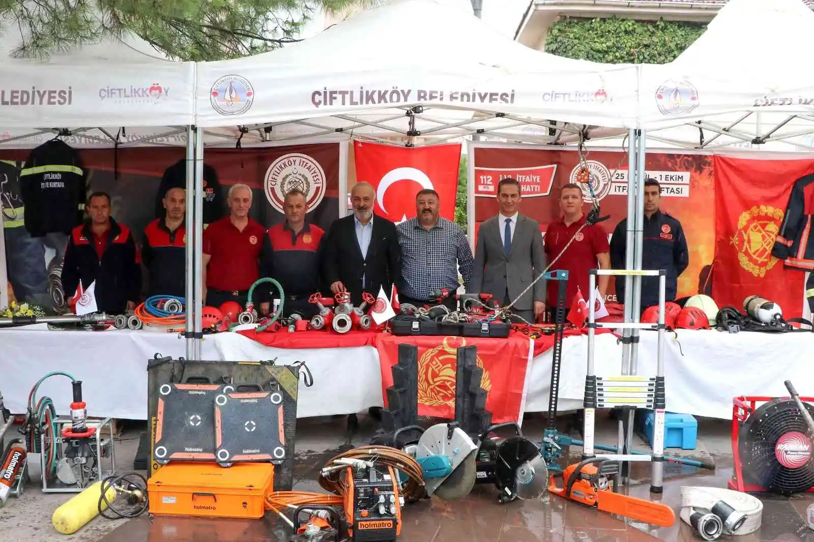 Çiftlikköy'de İtfaiyeciler Haftası kutlanıyor
