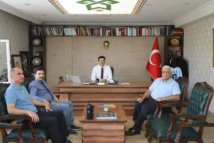 Dış Ticaret Bölge Müdürü Akif Ertekin'den Kaymakam Kurt'a ziyaret