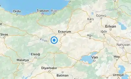 Erzincan'ın Tercan ilçesinde 4.4 büyüklüğünde deprem
