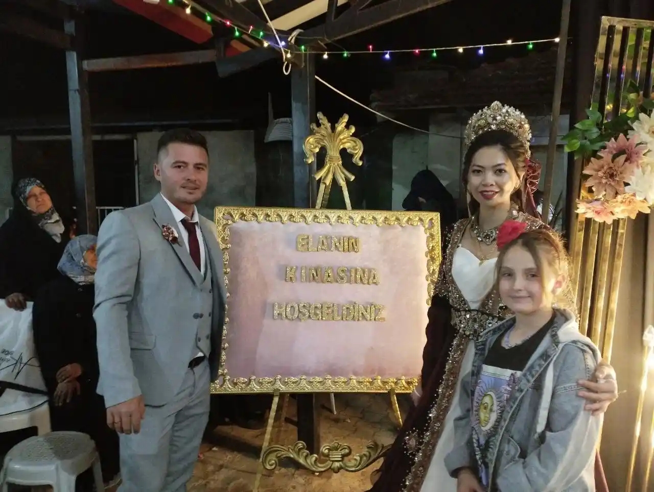 Filipinler’den köye gelin geldi