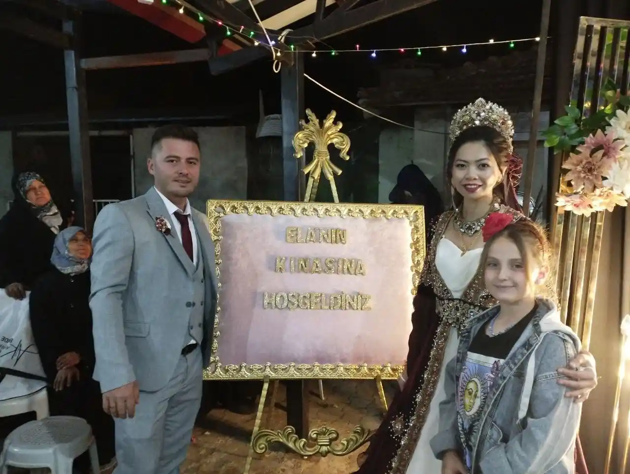 Filipinler’den köye gelin geldi