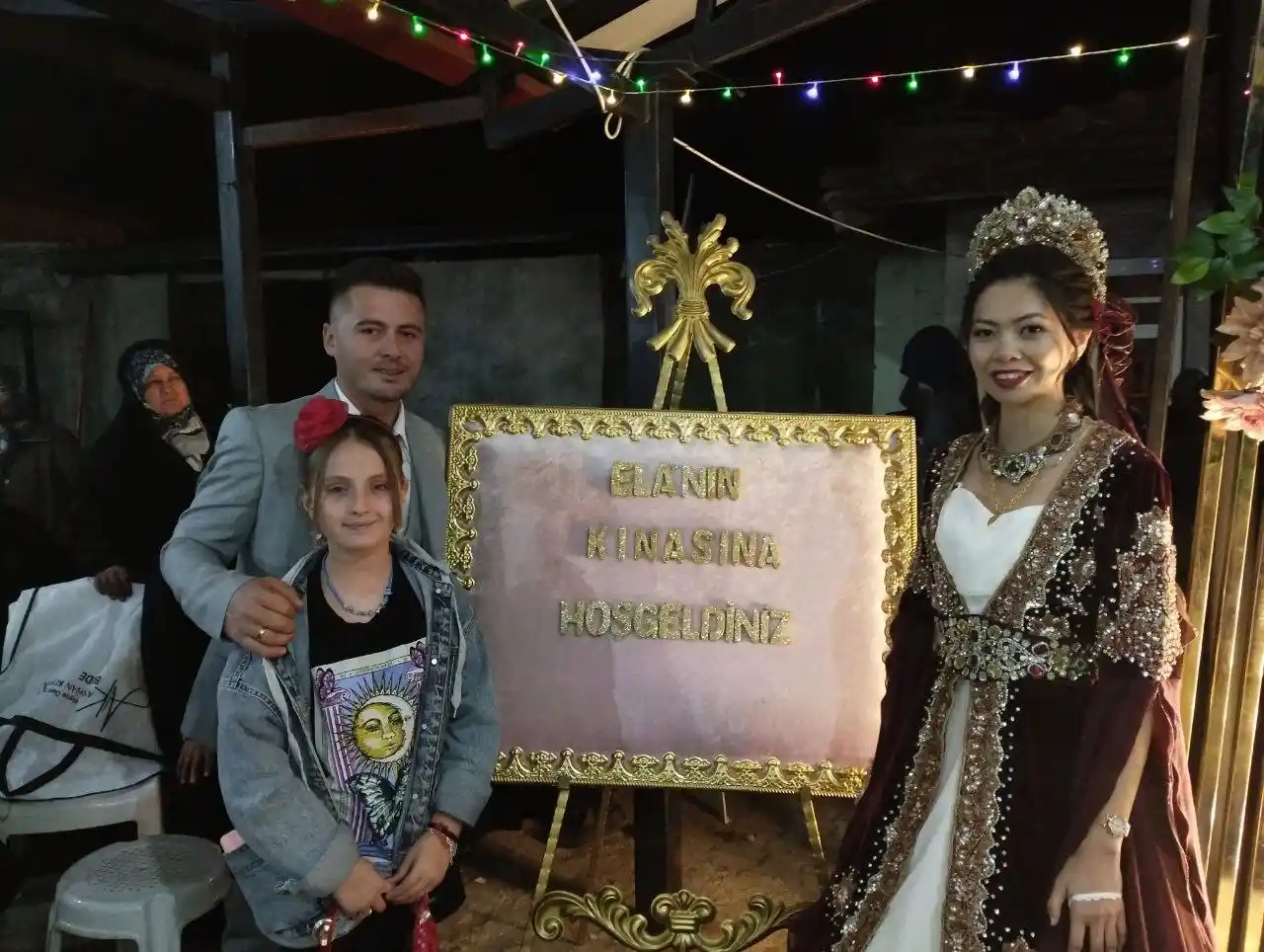 Filipinler’den köye gelin geldi