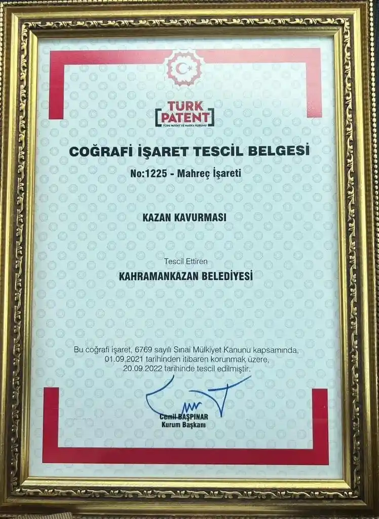 Kahramankazan Kavurması tescillendi