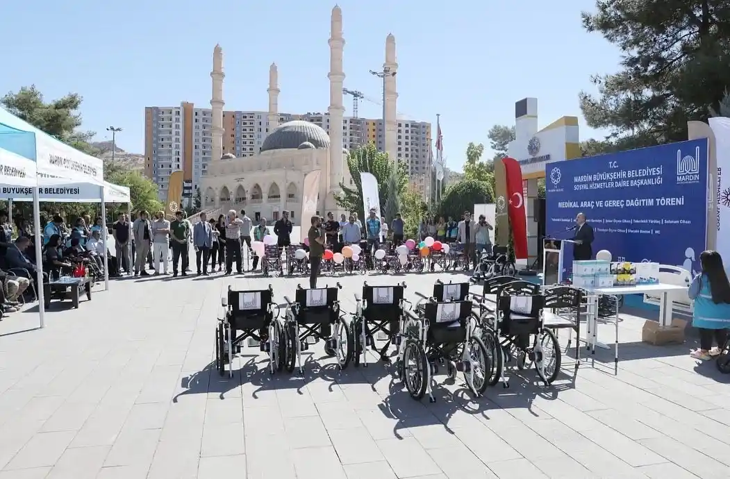 Mardin Büyükşehir Belediyesinden engelli vatandaşlara medikal desteği
