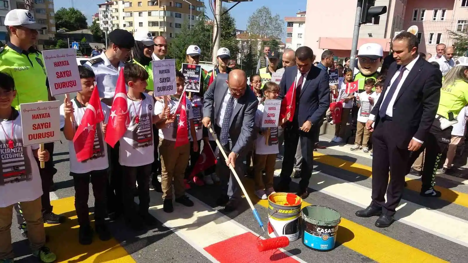 Trabzon’da “Yayalara öncelik duruşu, hayata saygı duruşu” etkinliği
