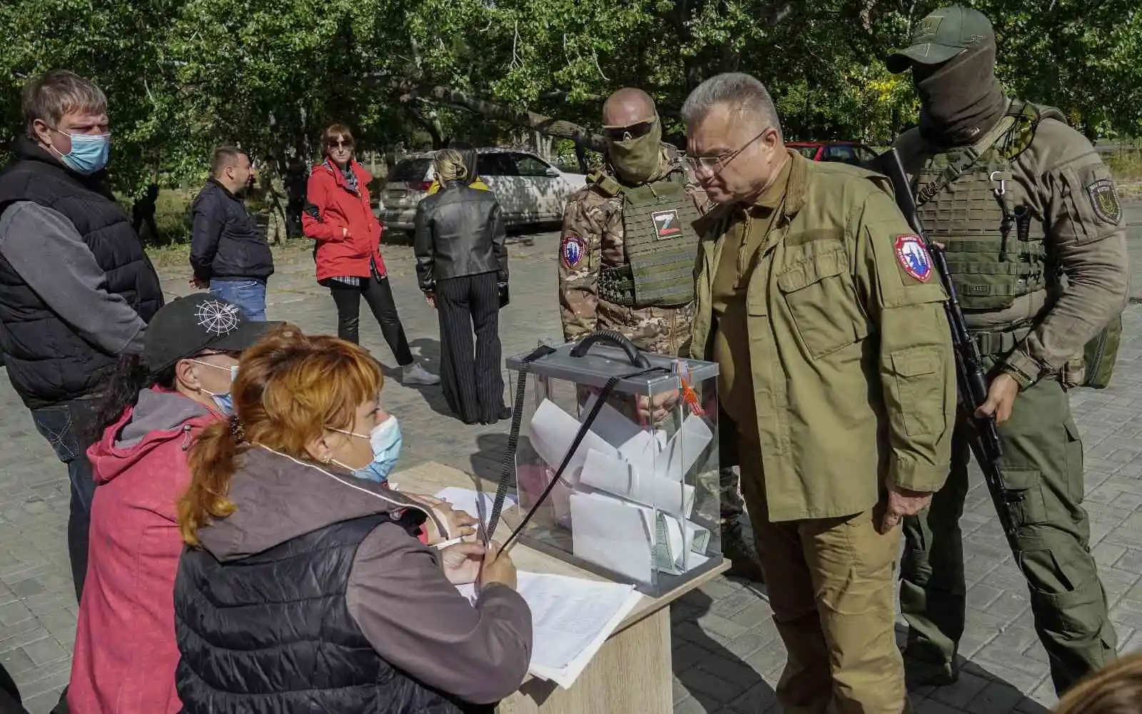 Ukrayna’daki sözde referandumlarda resmi olmayan sonuçlara göre Rusya’ya katılım desteklendi
