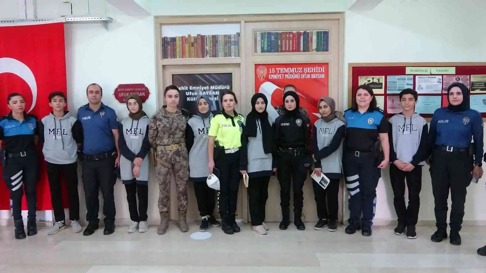 15 Temmuz şehidi Emniyet Müdürü Ufuk Baysan adına kütüphane kuruldu
