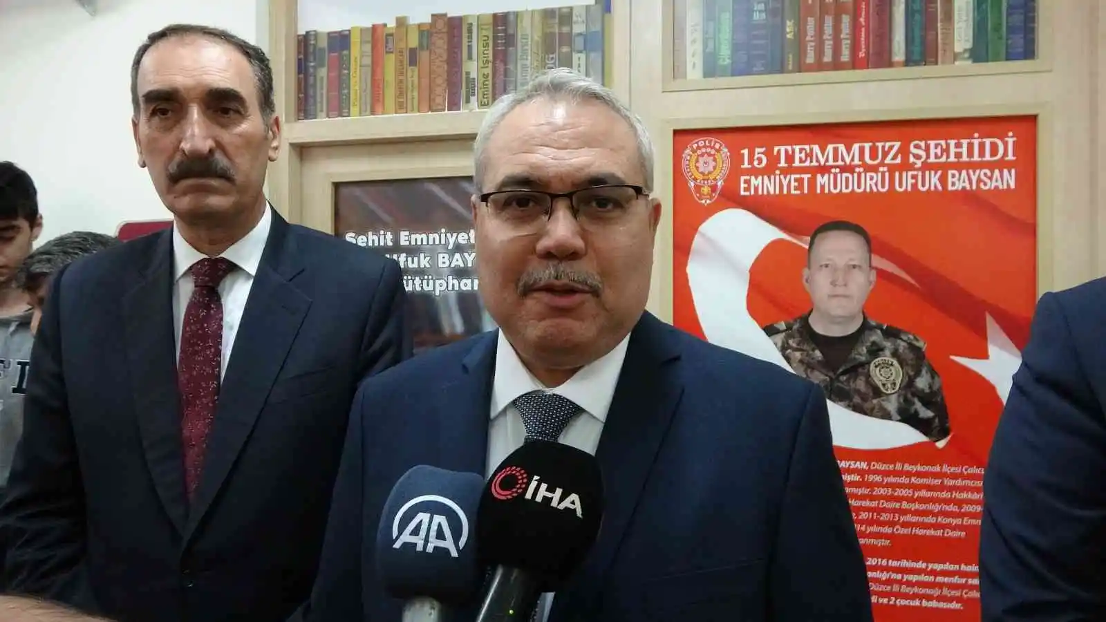 15 Temmuz şehidi Emniyet Müdürü Ufuk Baysan adına kütüphane kuruldu