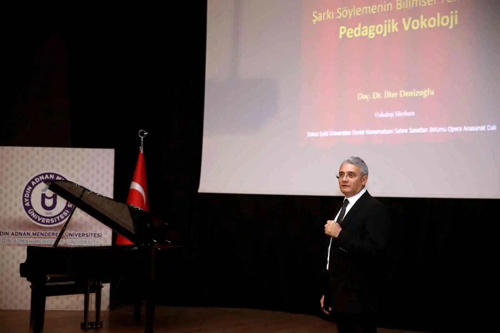 ADÜ Eğitim Fakültesi, Pedagoji Vokoloji Semineri’nde Prof. Dr. Denizoğlu’nu konuk etti
