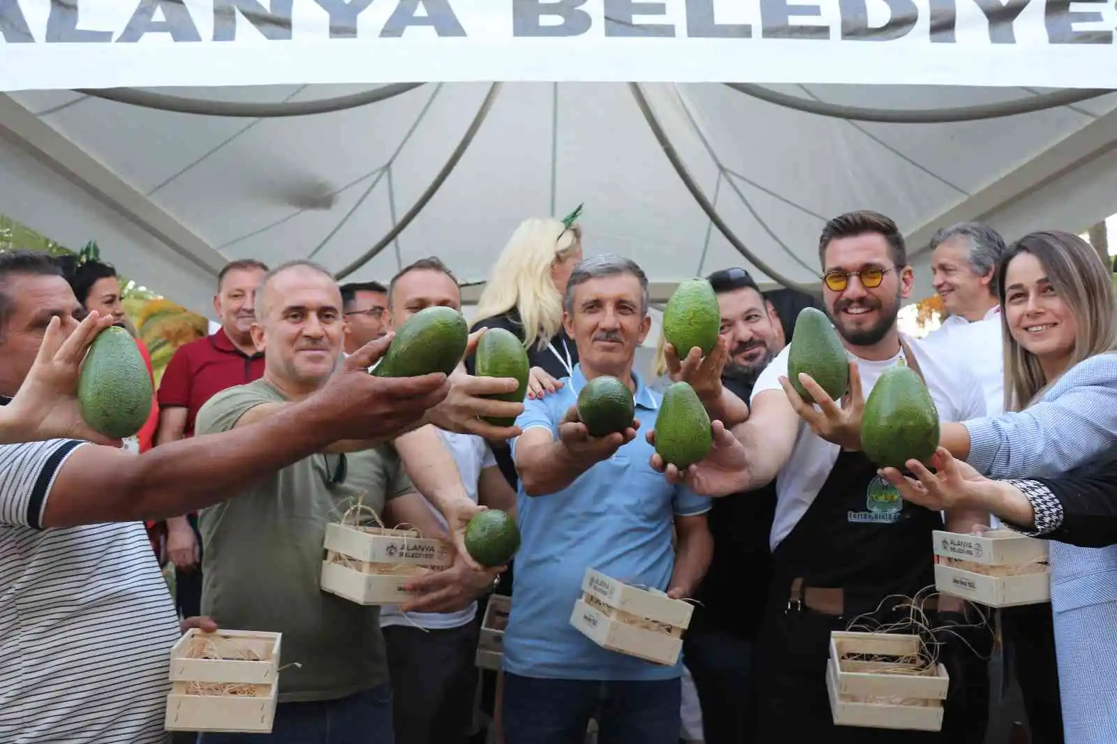 Alanya’nın en ağır avokadosu 610 gramla ödülü aldı