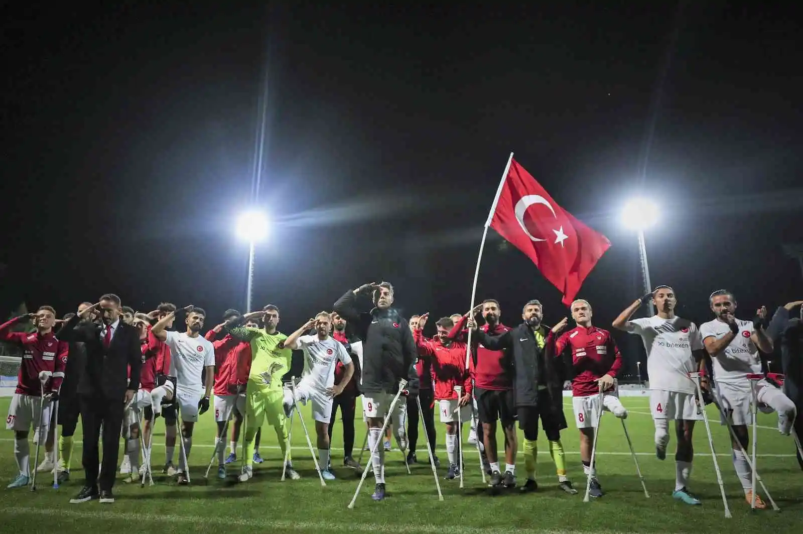 Ampute Milli Takımı, Dünya Kupası'nda Liberya'yı 5-0 yenerek son 16'ya kaldı