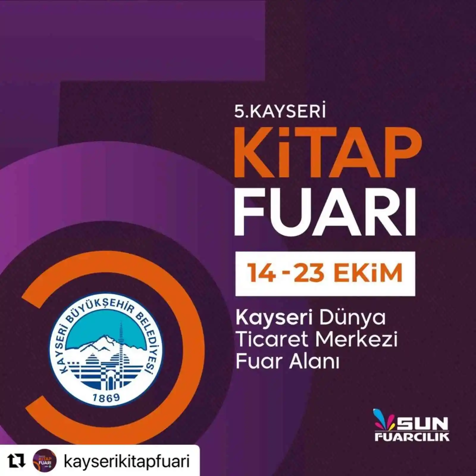Anadolu’nun lider şehri Kayseri’den lider kitap fuarı