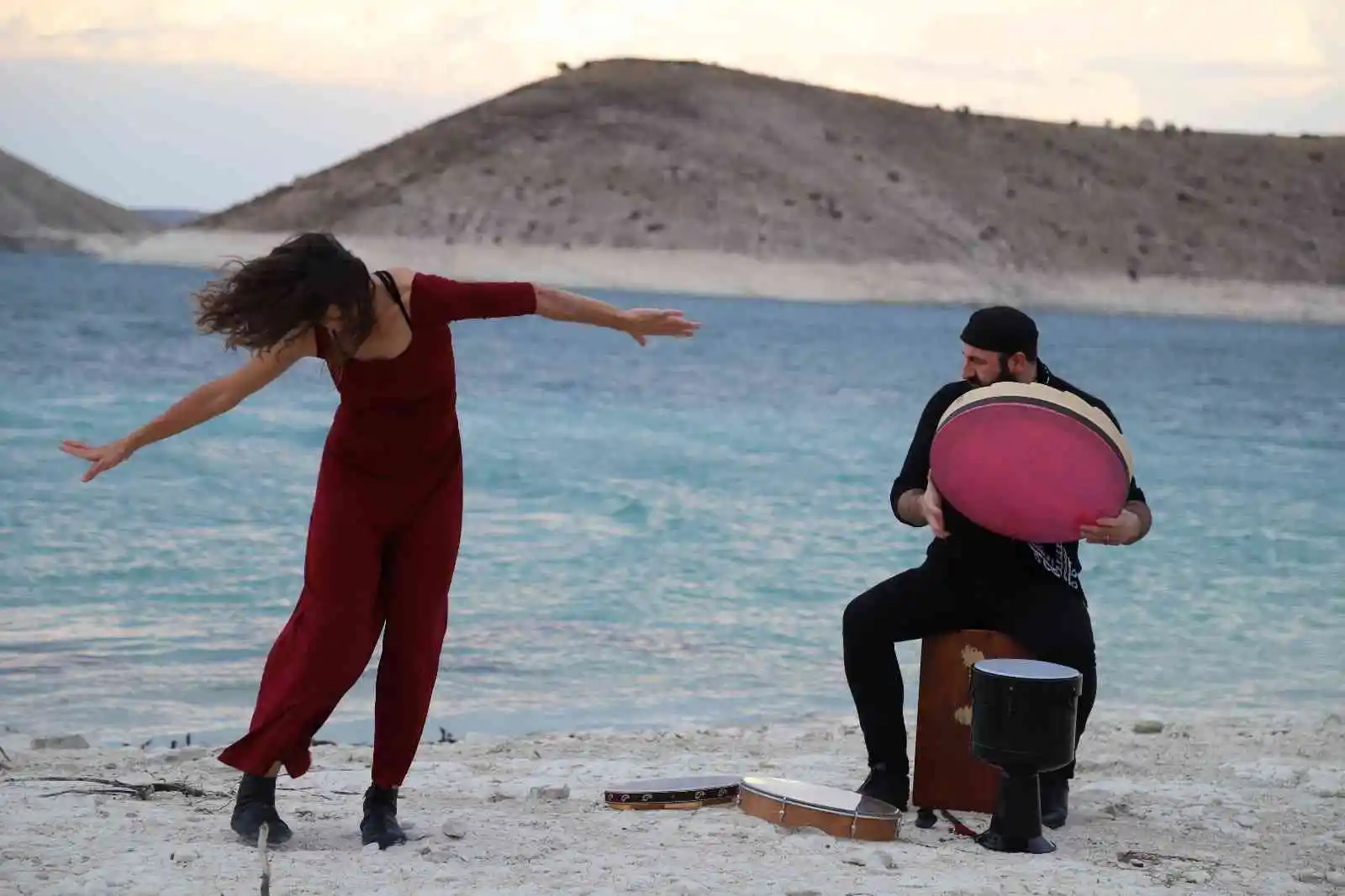 Atatürk Barajı'ndaki adada Mezopotamya Caz Festivali