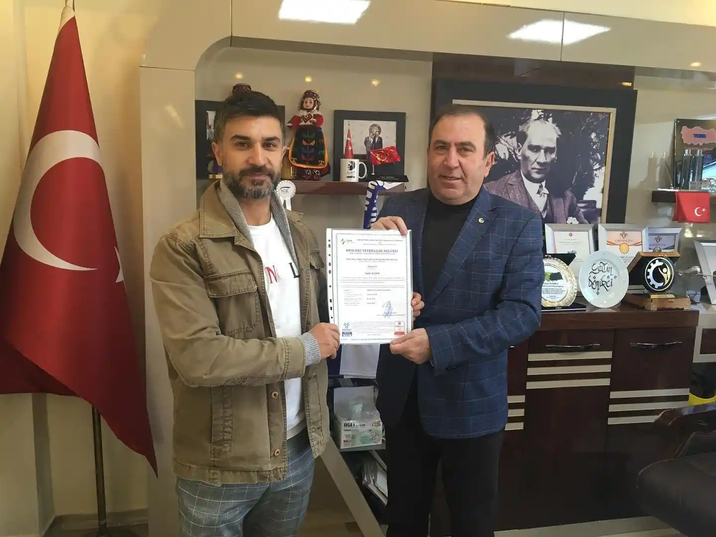 ATSO'da mesleki yeterlilik belgesi sertifika töreni düzenlendi
