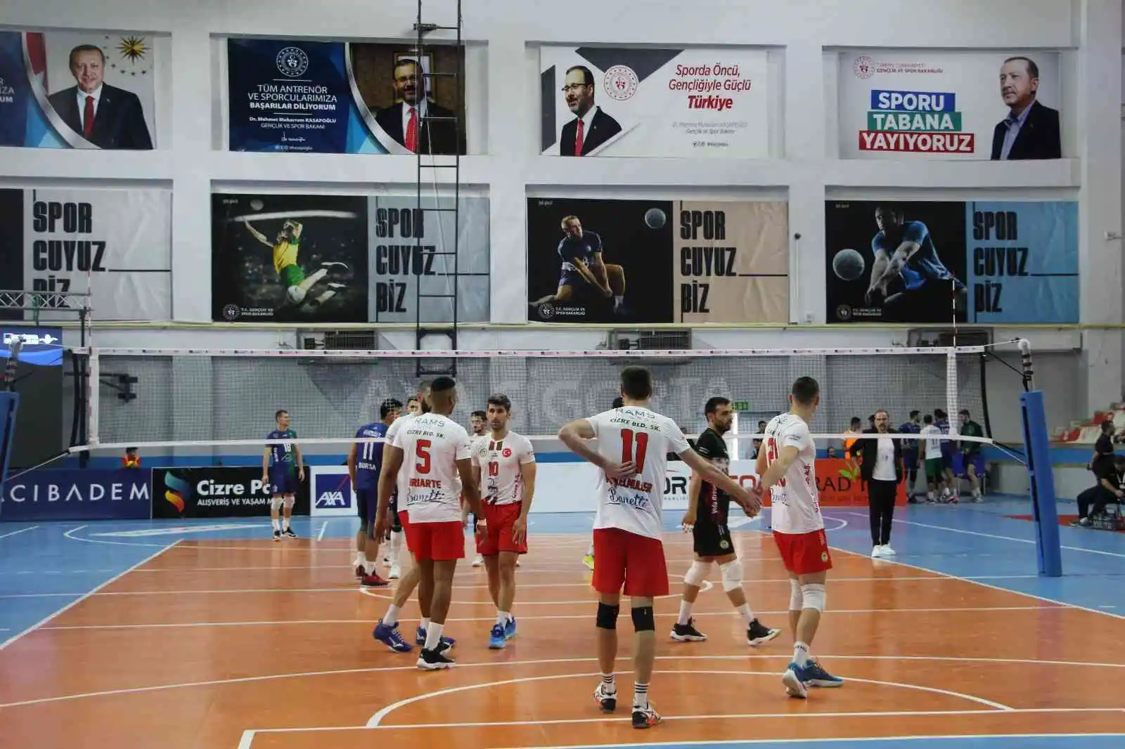 AXA Sigorta Efeler Ligi - Cizre Belediyespor: 1 - Bursa BŞB.: 3
