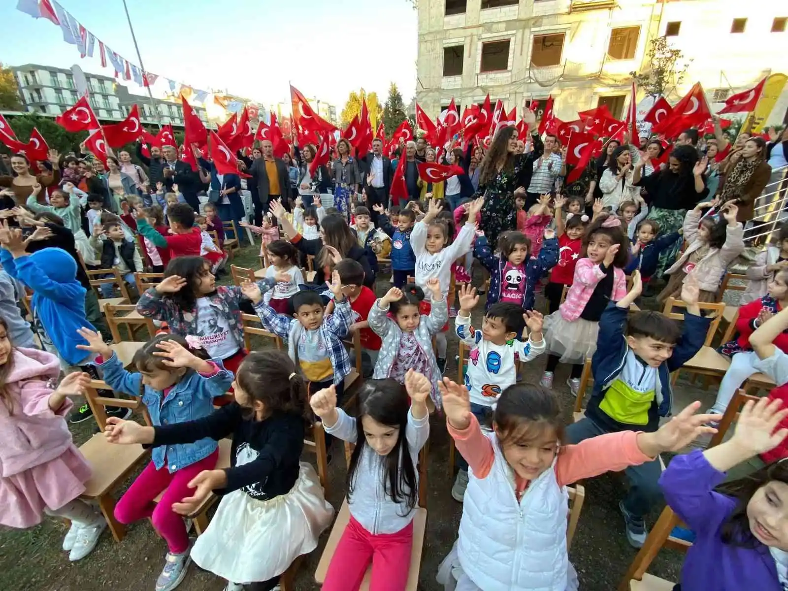 Ayda Bebek Anaokulunda cumhuriyet coşkusu