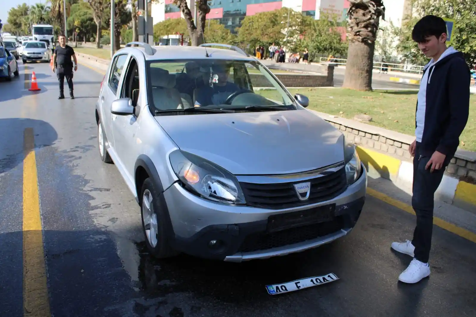 Aydın’da zincirleme trafik kazası: 1 yaralı