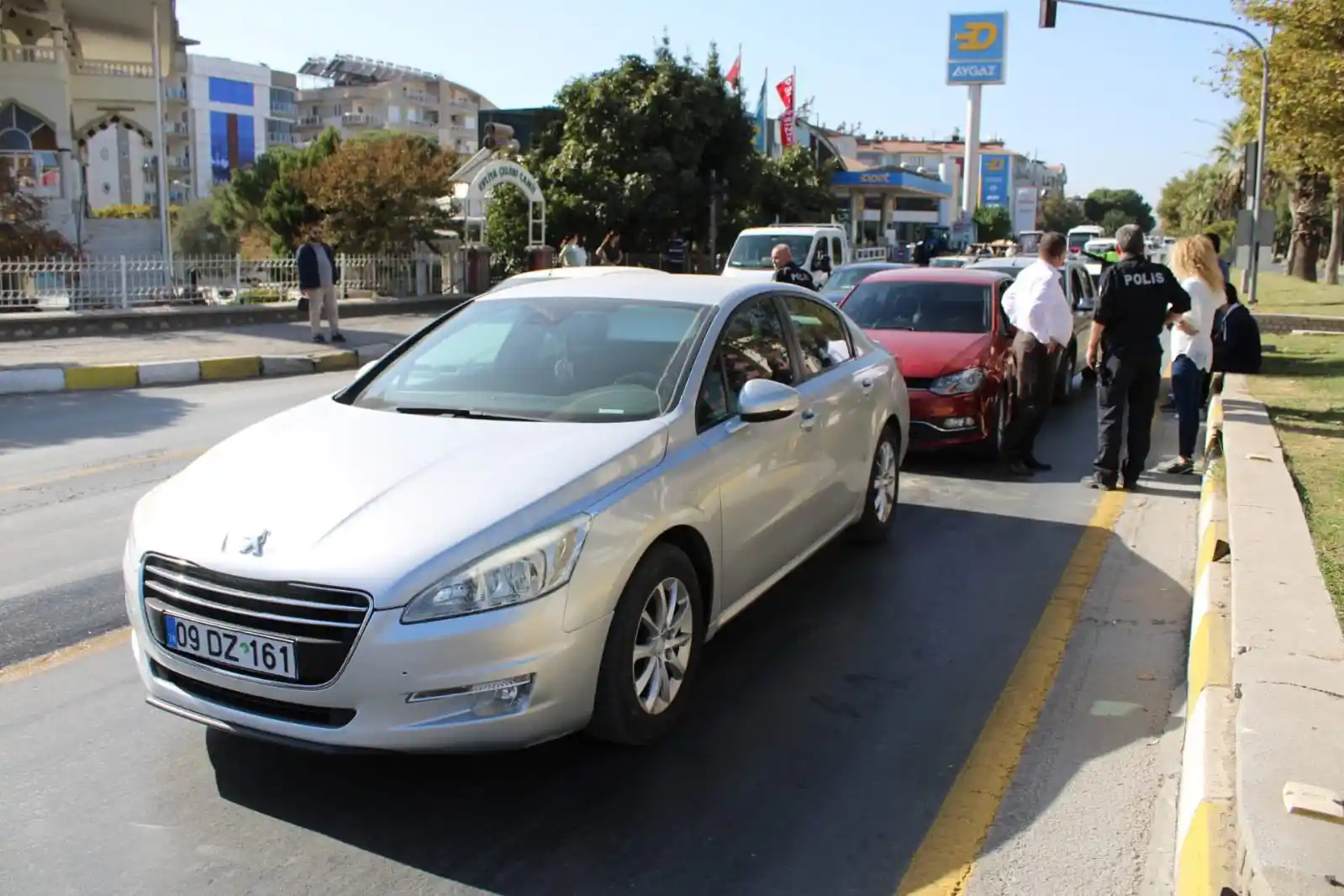 Aydın’da zincirleme trafik kazası: 1 yaralı