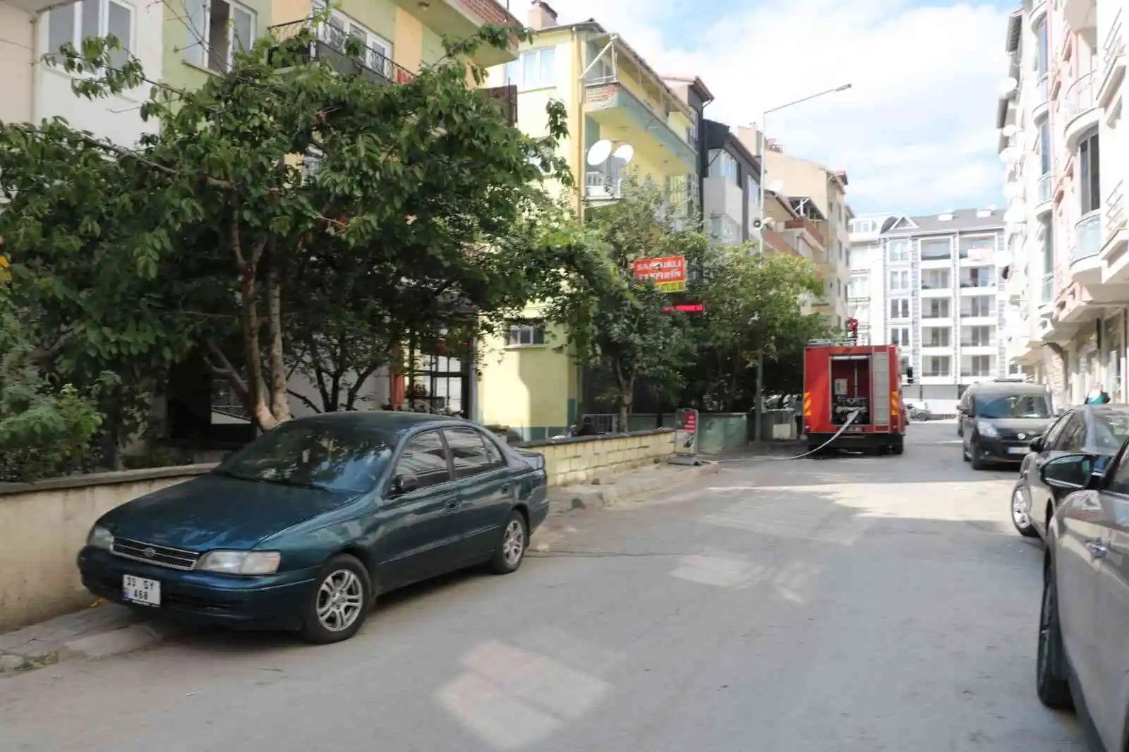Bacası tıkalı fırında panik
