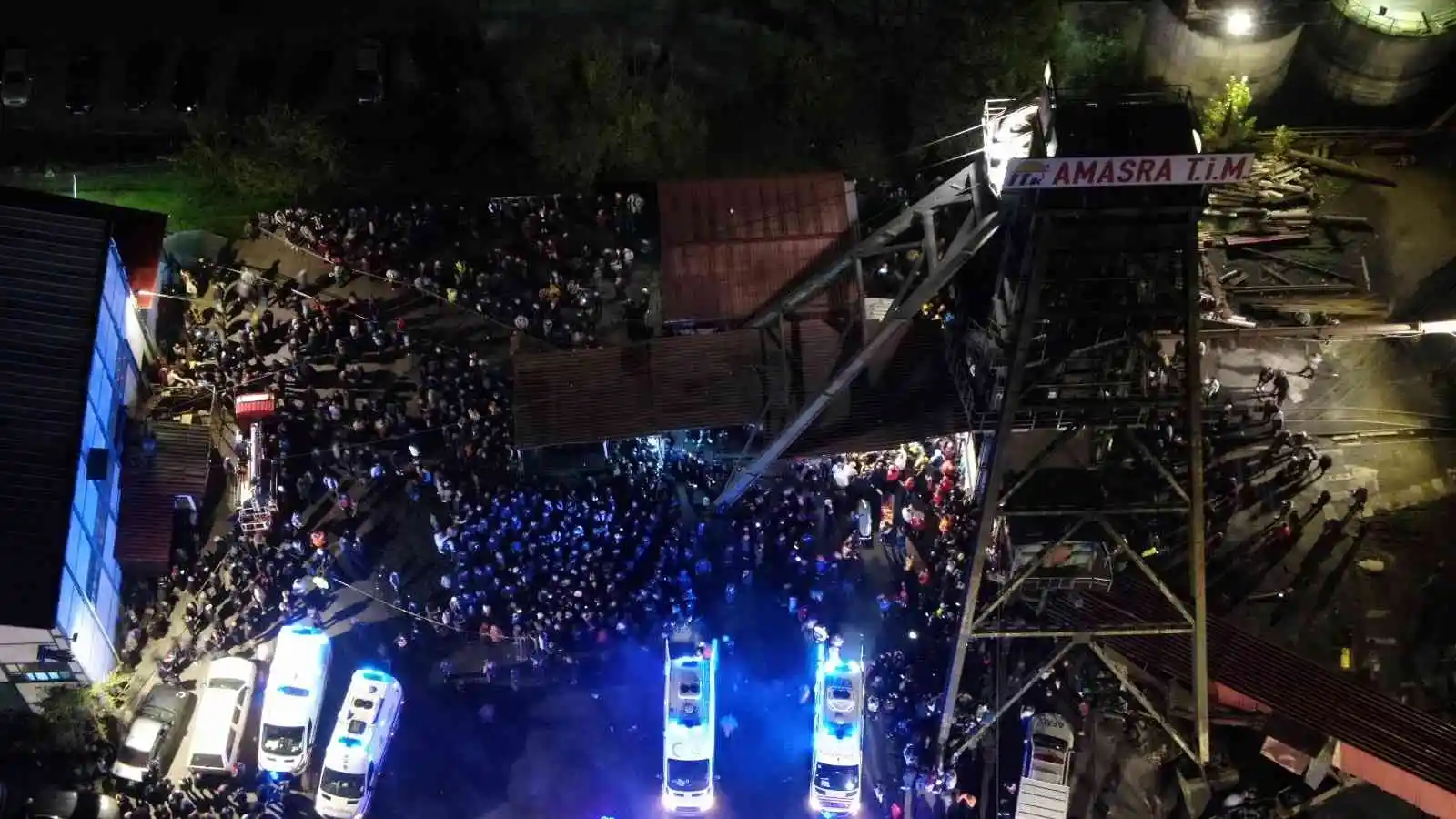 Bartın’da patlama yaşanan maden ocağı dron ile havadan görüntülendi