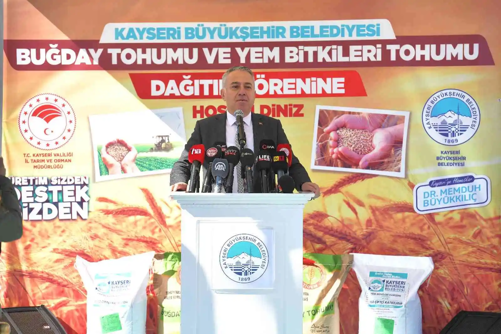 Başkan Büyükkılıç’a tarım teşekkürü